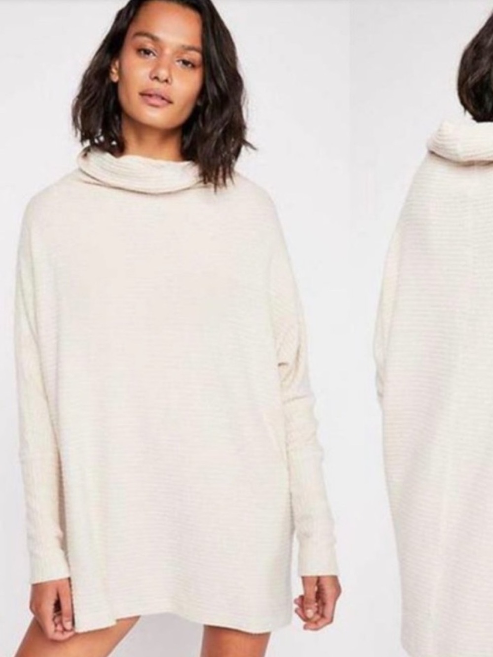 free people we the free kitty thermal tunic sweater